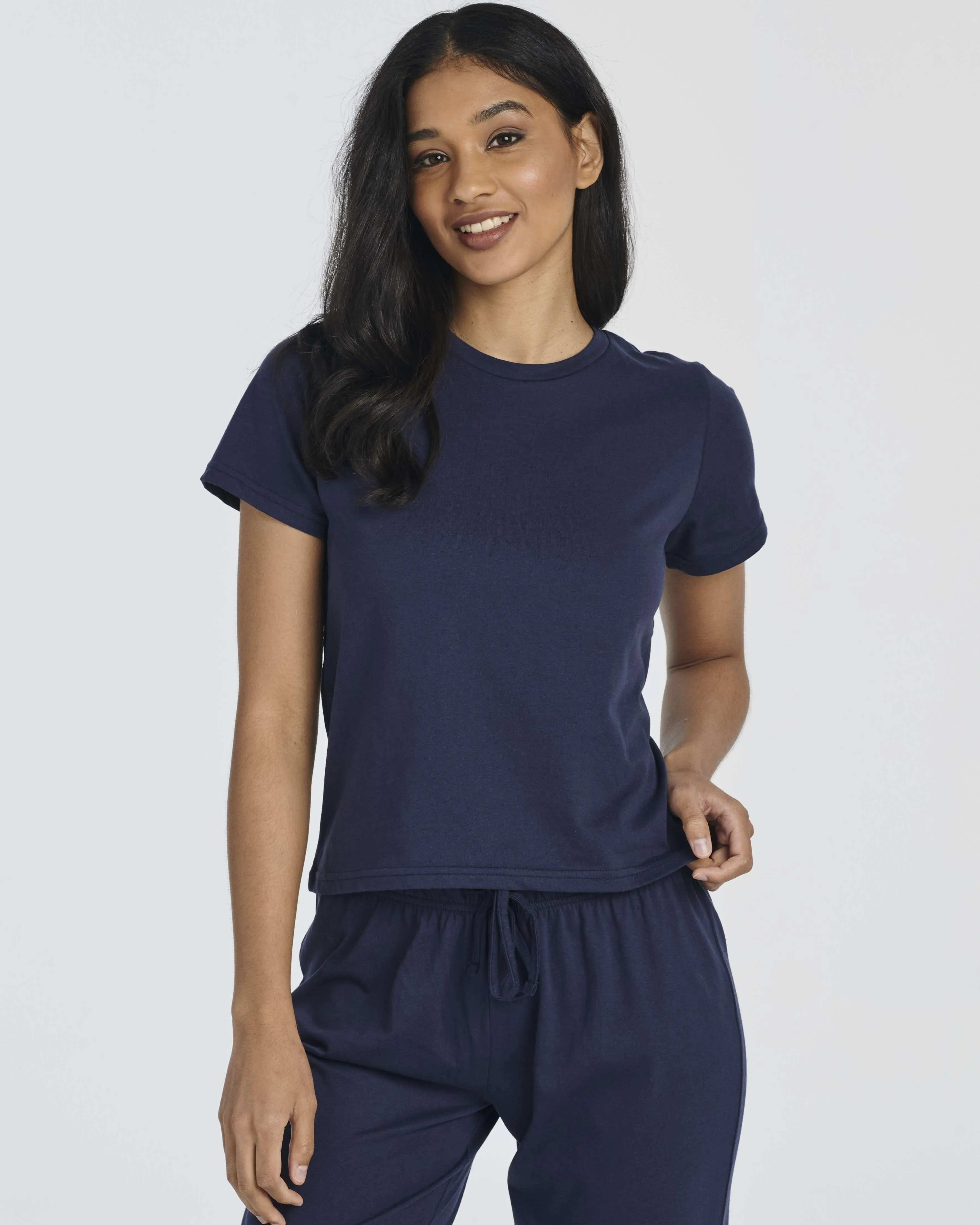 2 Pack: Women's Cotton Pajamas with Capri Pants (Available In Plus Size)
