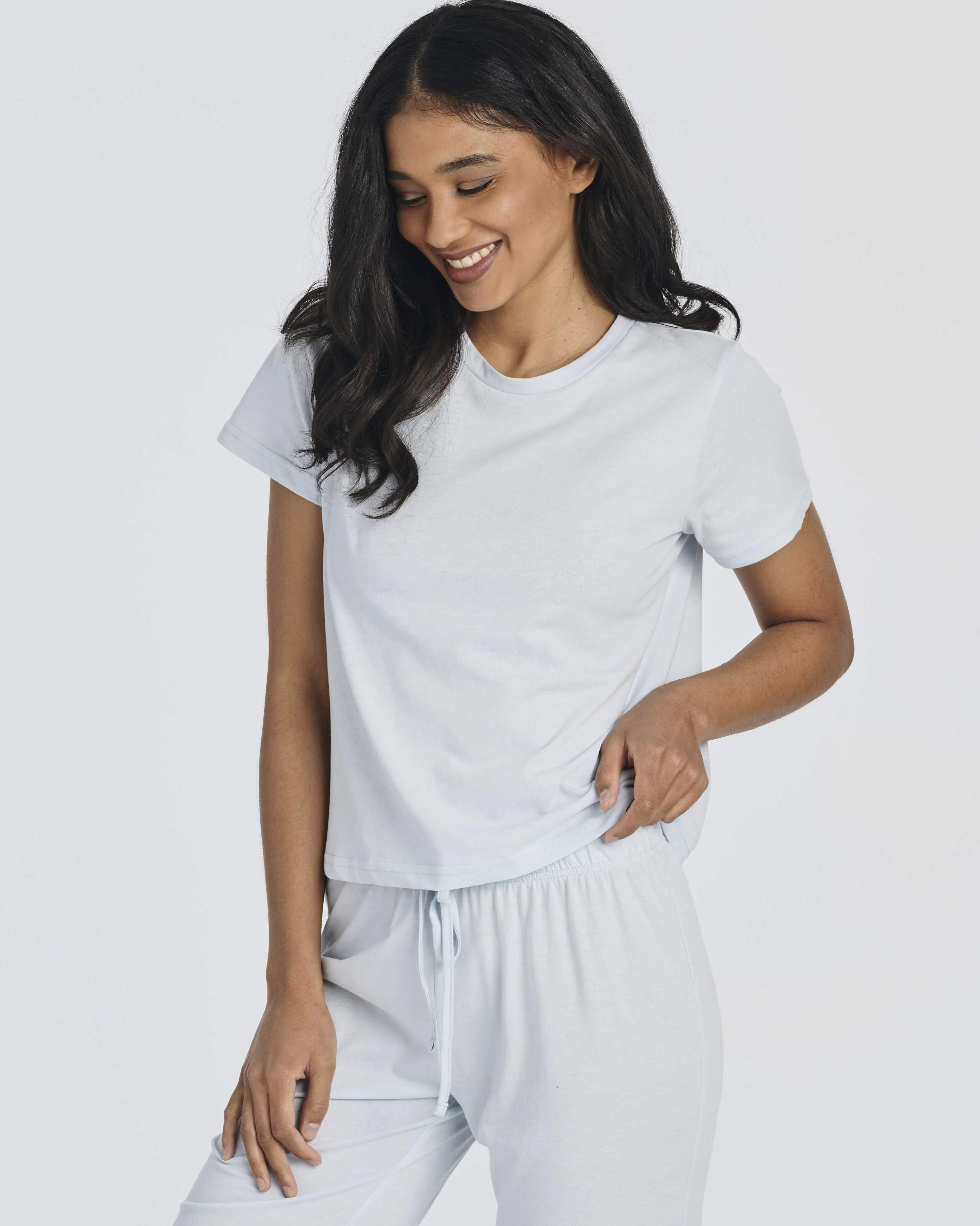 2 Pack: Women's Cotton Pajamas with Capri Pants (Available In Plus Size)