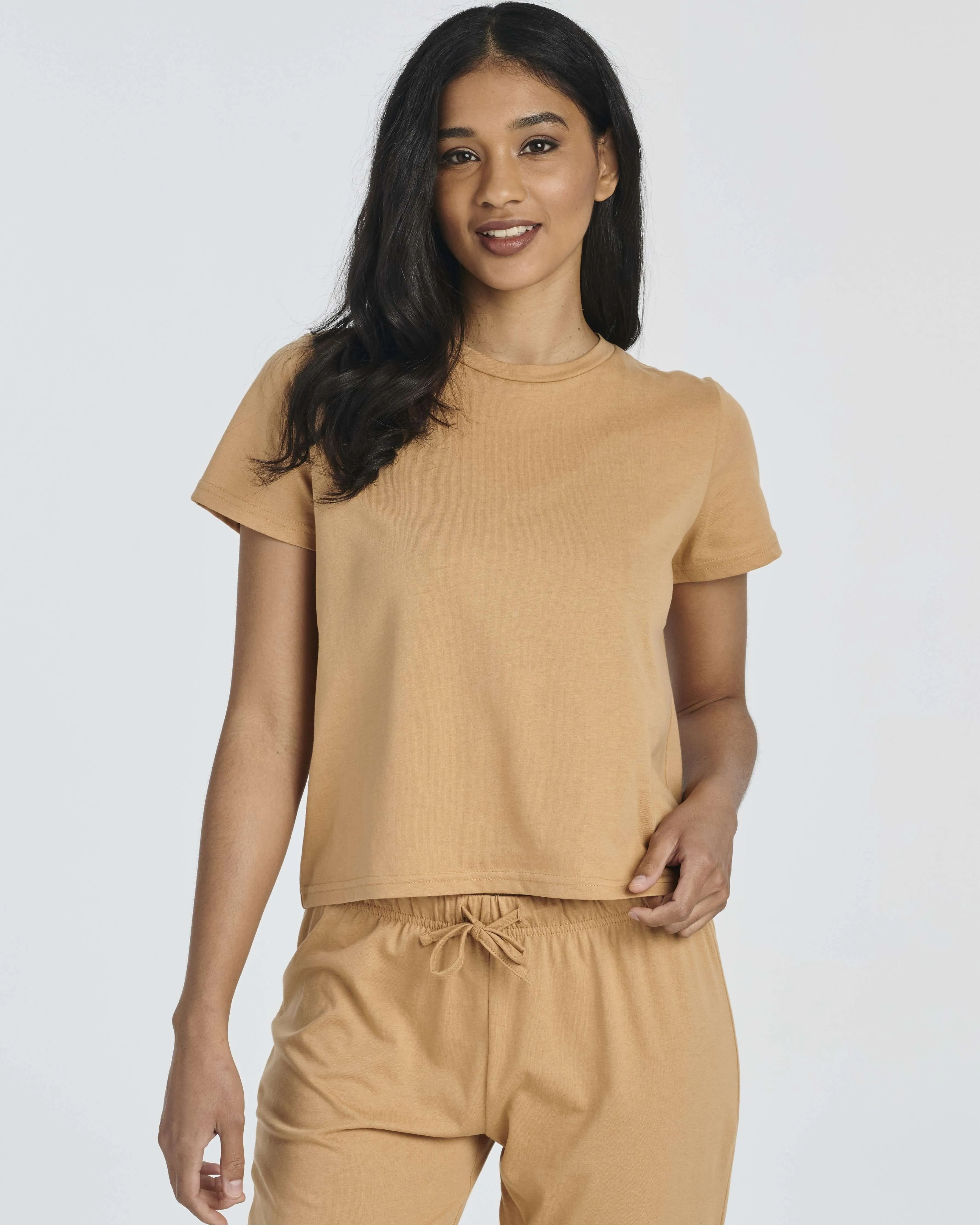 2 Pack: Women's Cotton Pajamas with Capri Pants (Available In Plus Size)