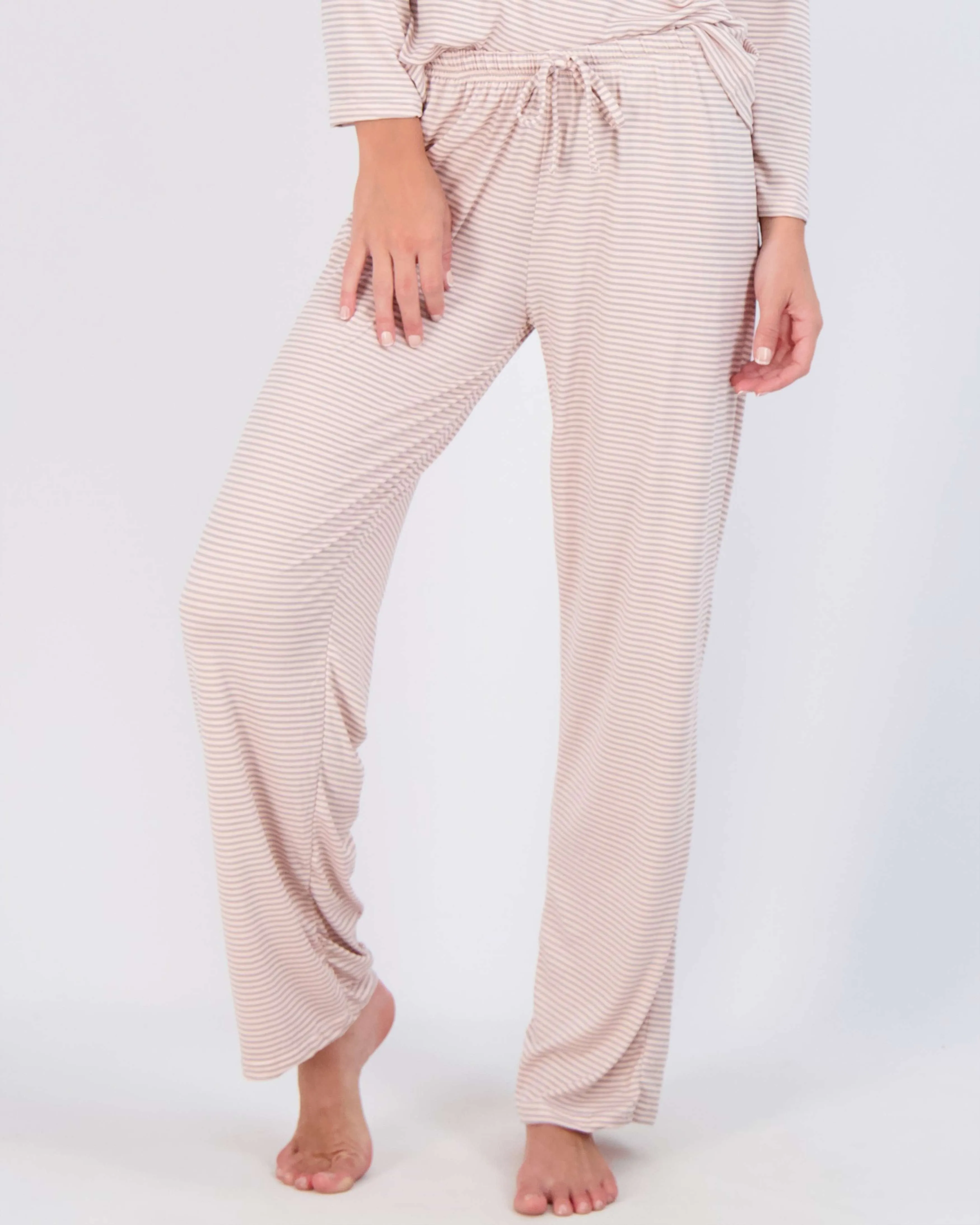 2 Pack: Women’s Pajama Set Super-Soft Long Sleeve Top With Pants