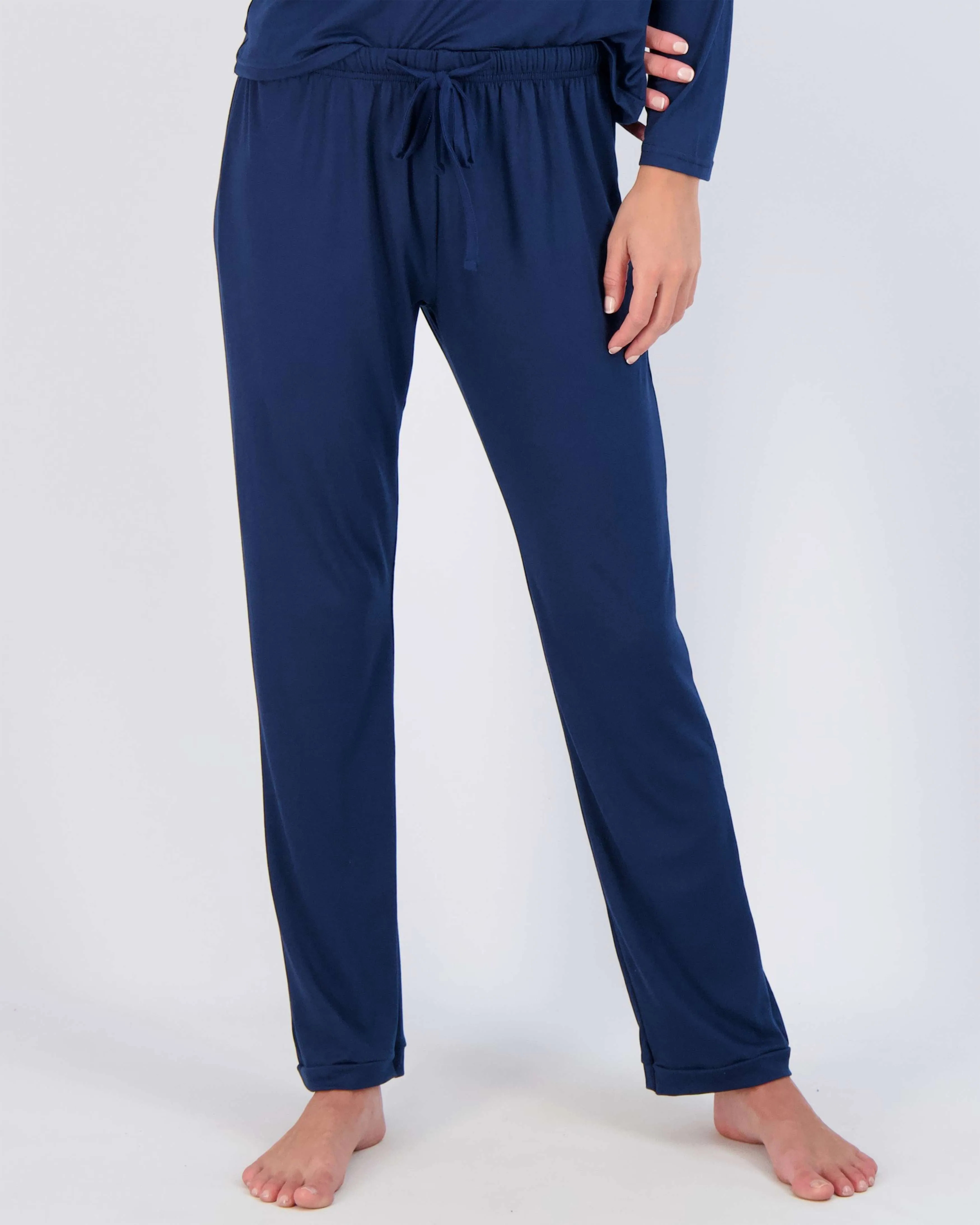 2 Pack: Women’s Pajama Set Super-Soft Long Sleeve Top With Pants