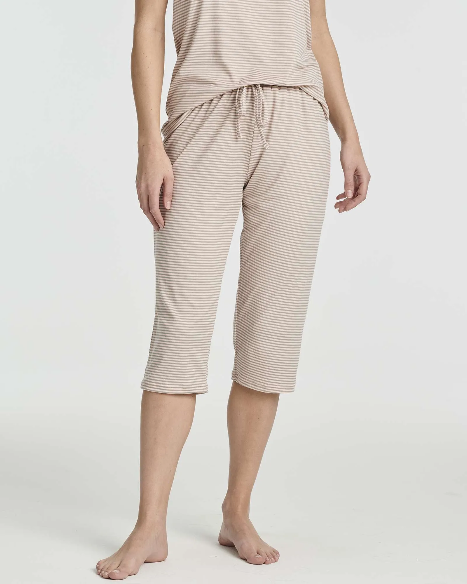 2 Pack: Women's Pajama Set Tank Top and Capri Pants