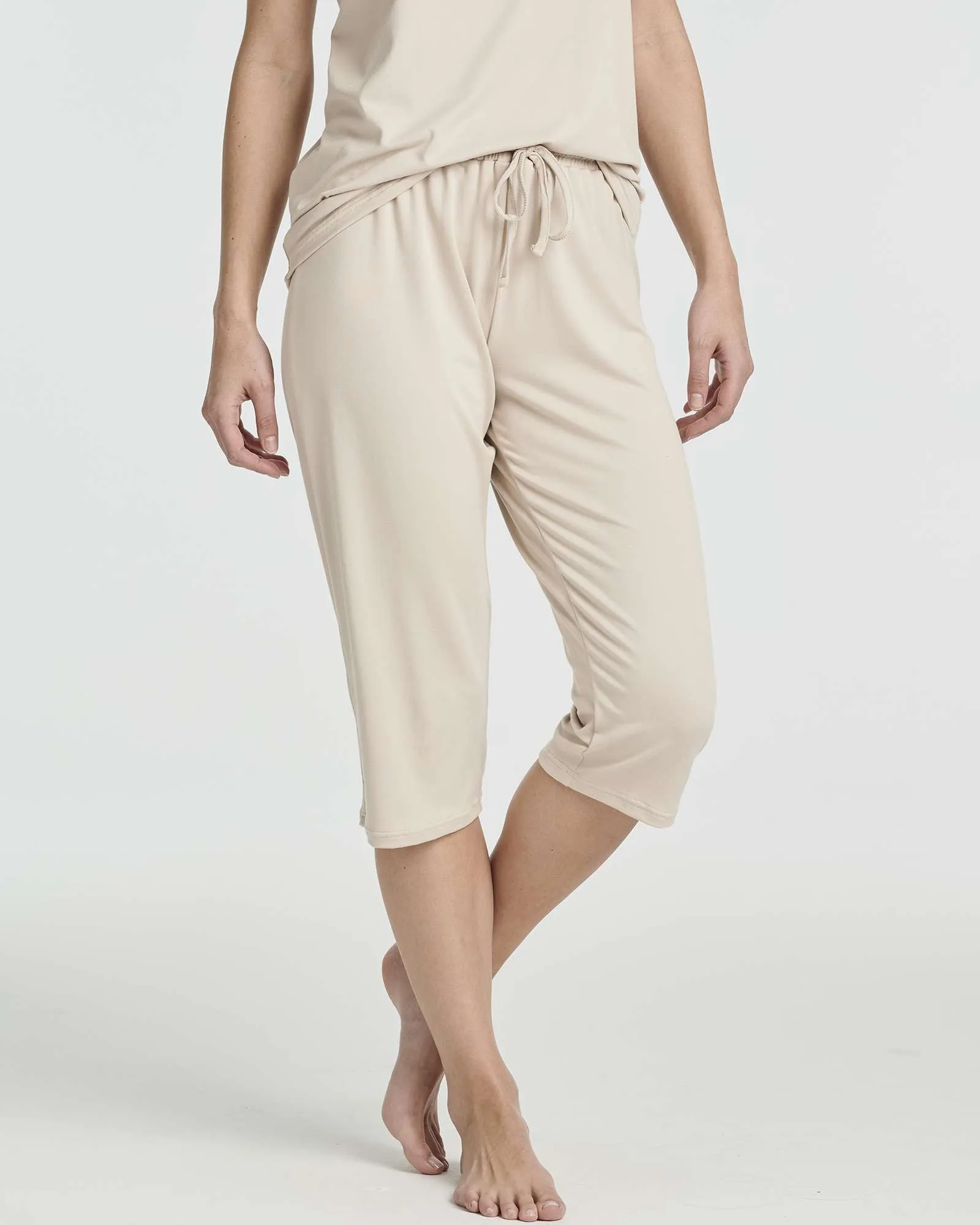 2 Pack: Women's Pajama Set Tank Top and Capri Pants