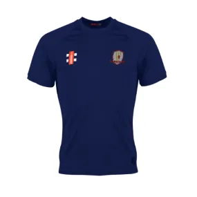 3 Cricket  Senior's Navy Matrix V2 S/S Tee Shirt