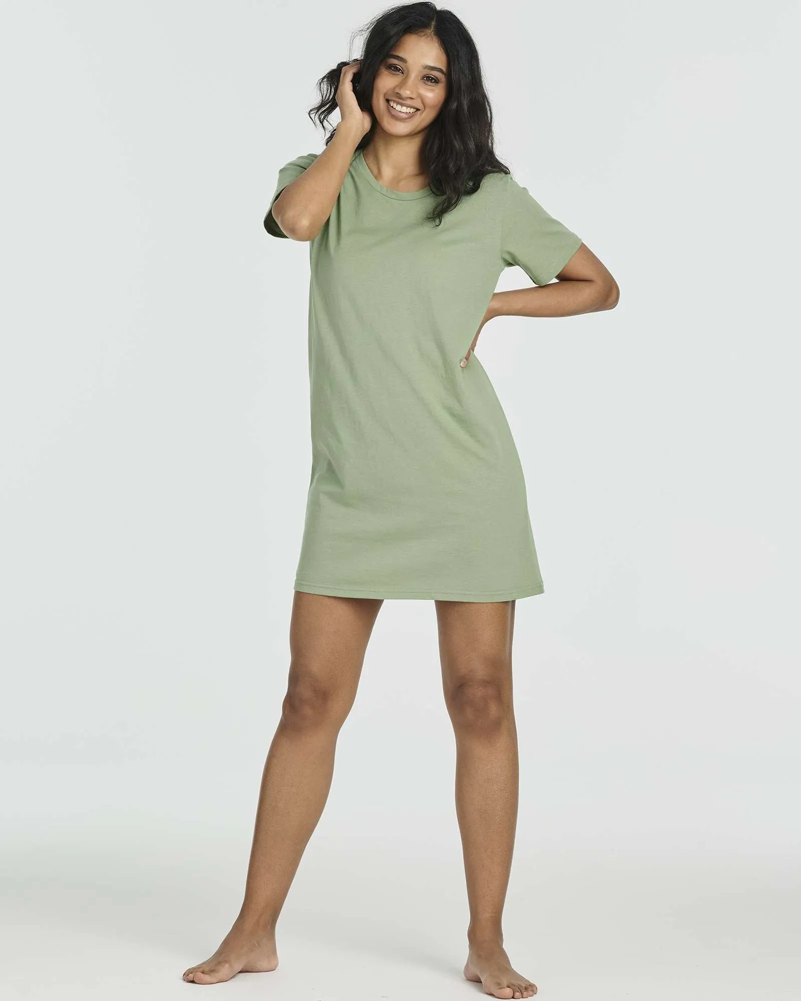 3 Pack: Women's Cotton Short Sleeve Nightgowns