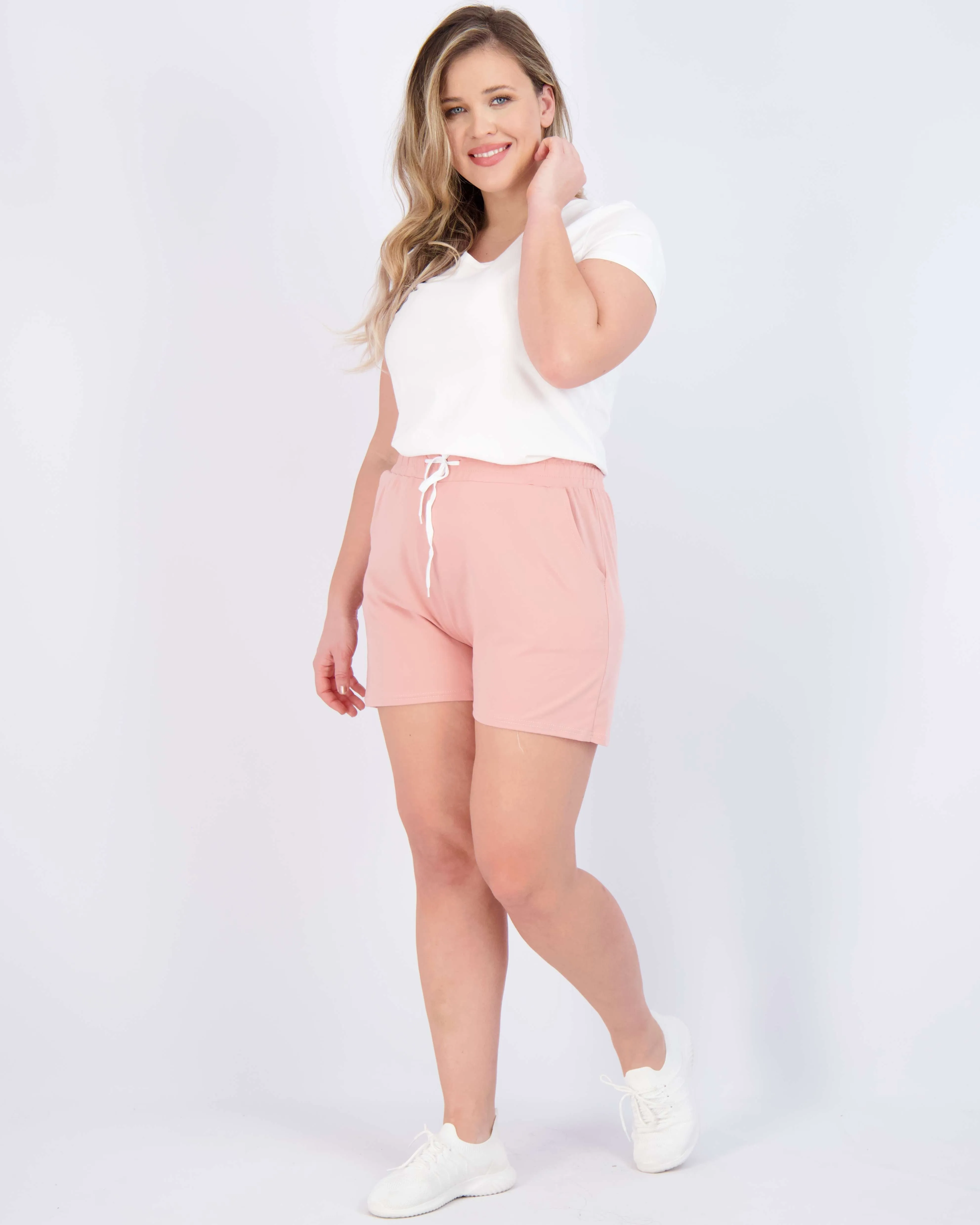 3 Pack: Womens Plus Super-Soft Lounge Shorts