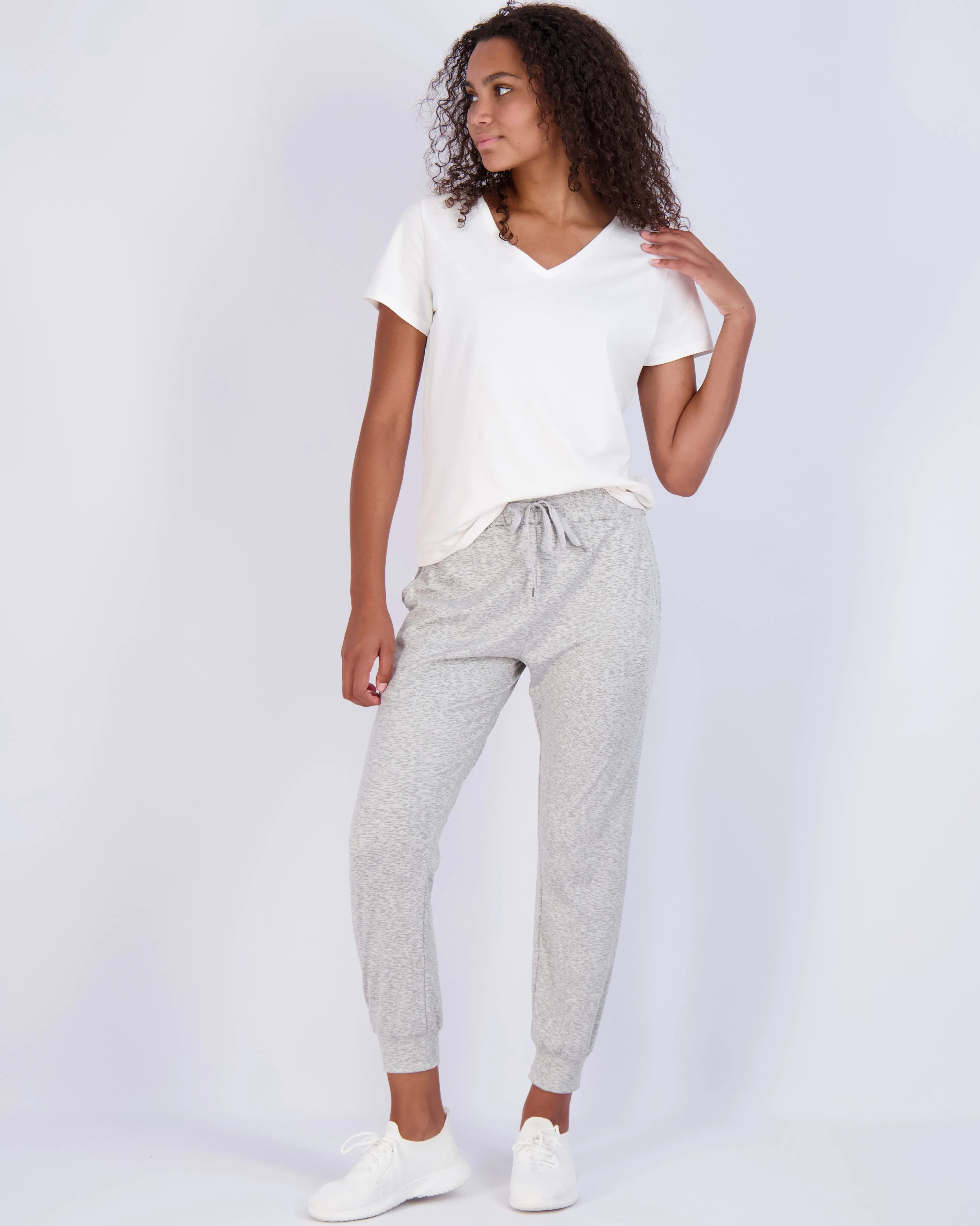 3 Pack: Womens Plus Ultra-Soft Lounge Joggers