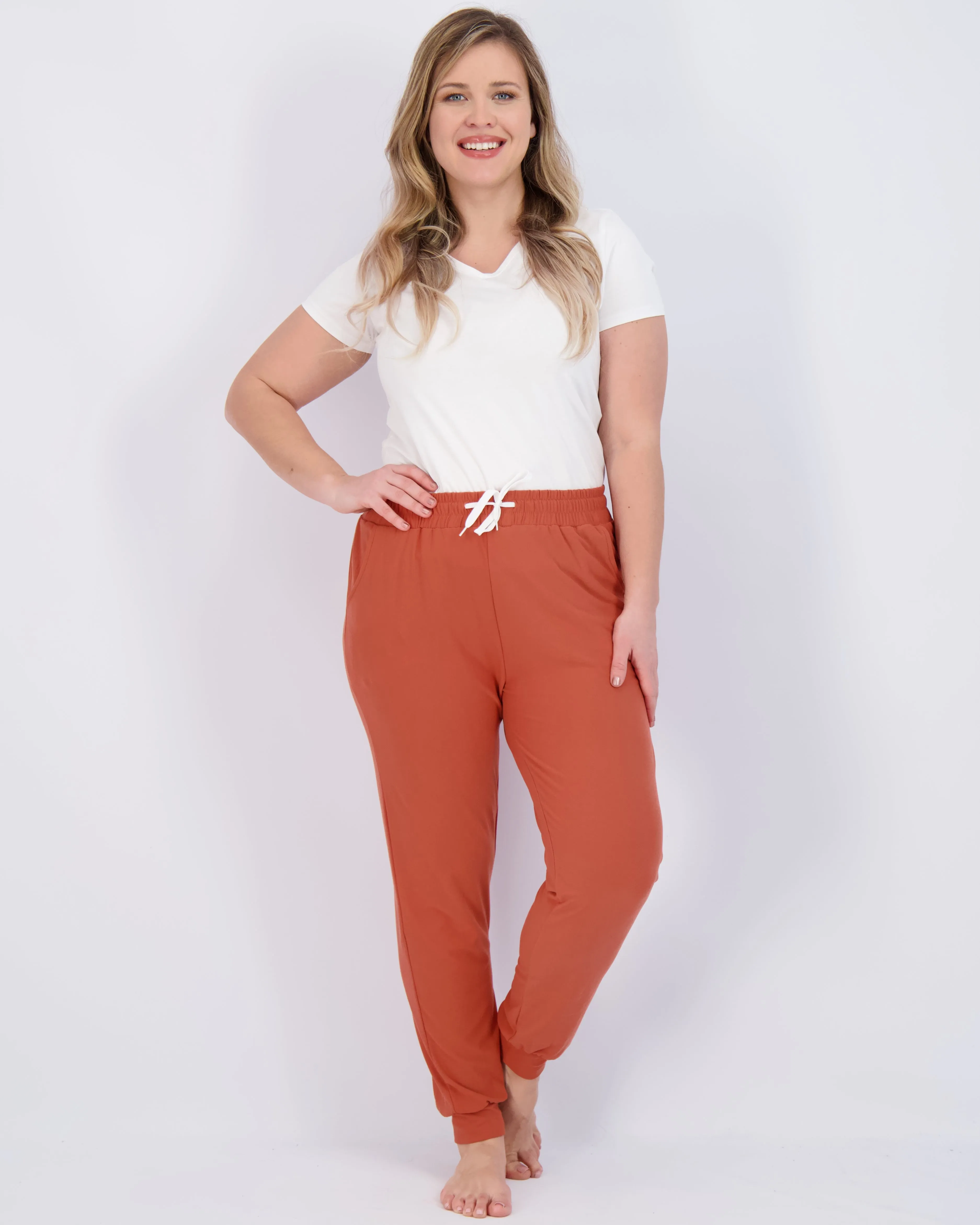 3 Pack: Womens Plus Ultra-Soft Lounge Joggers