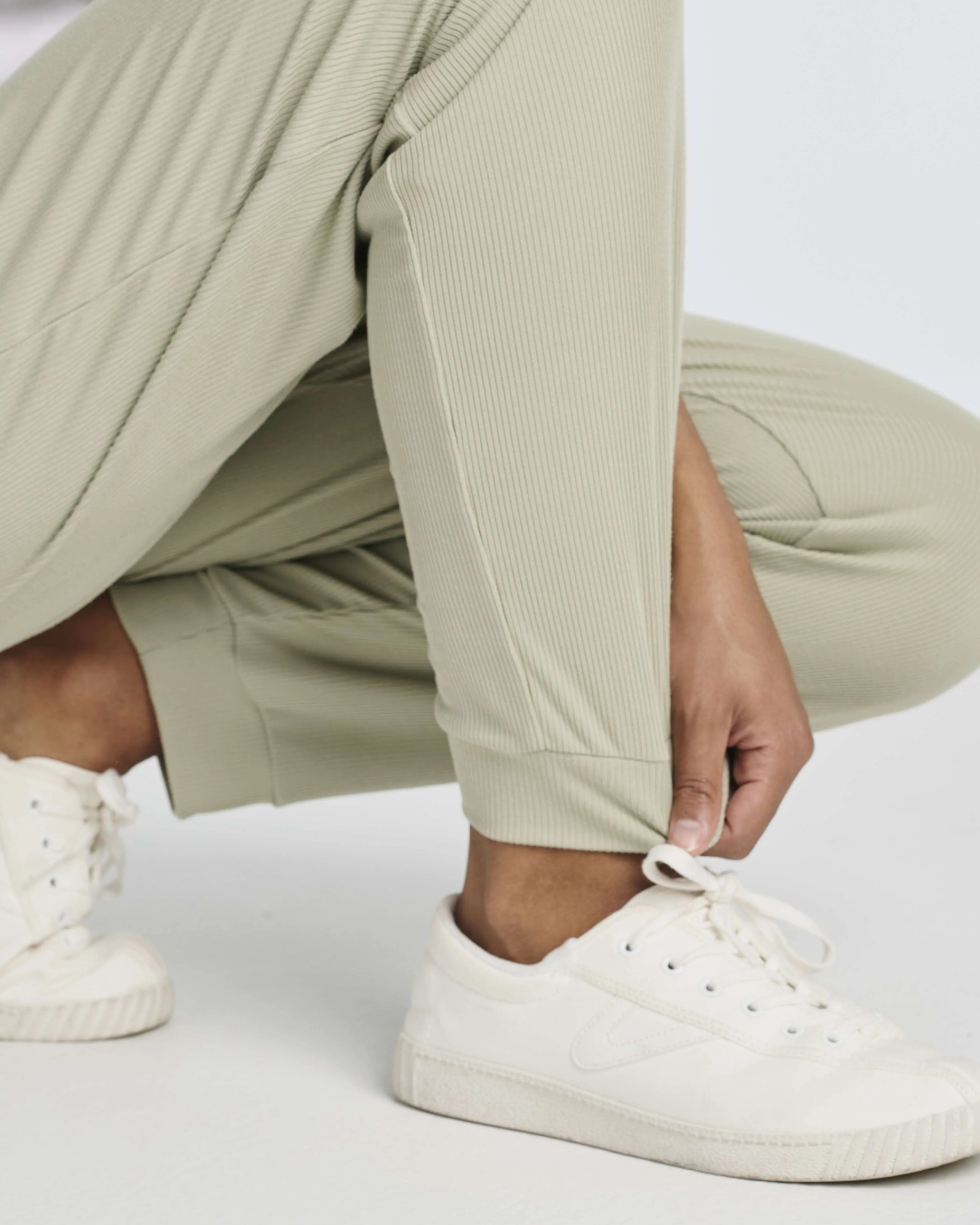 3 Pack: Women's Ribbed Lounge Jogger Sweatpants