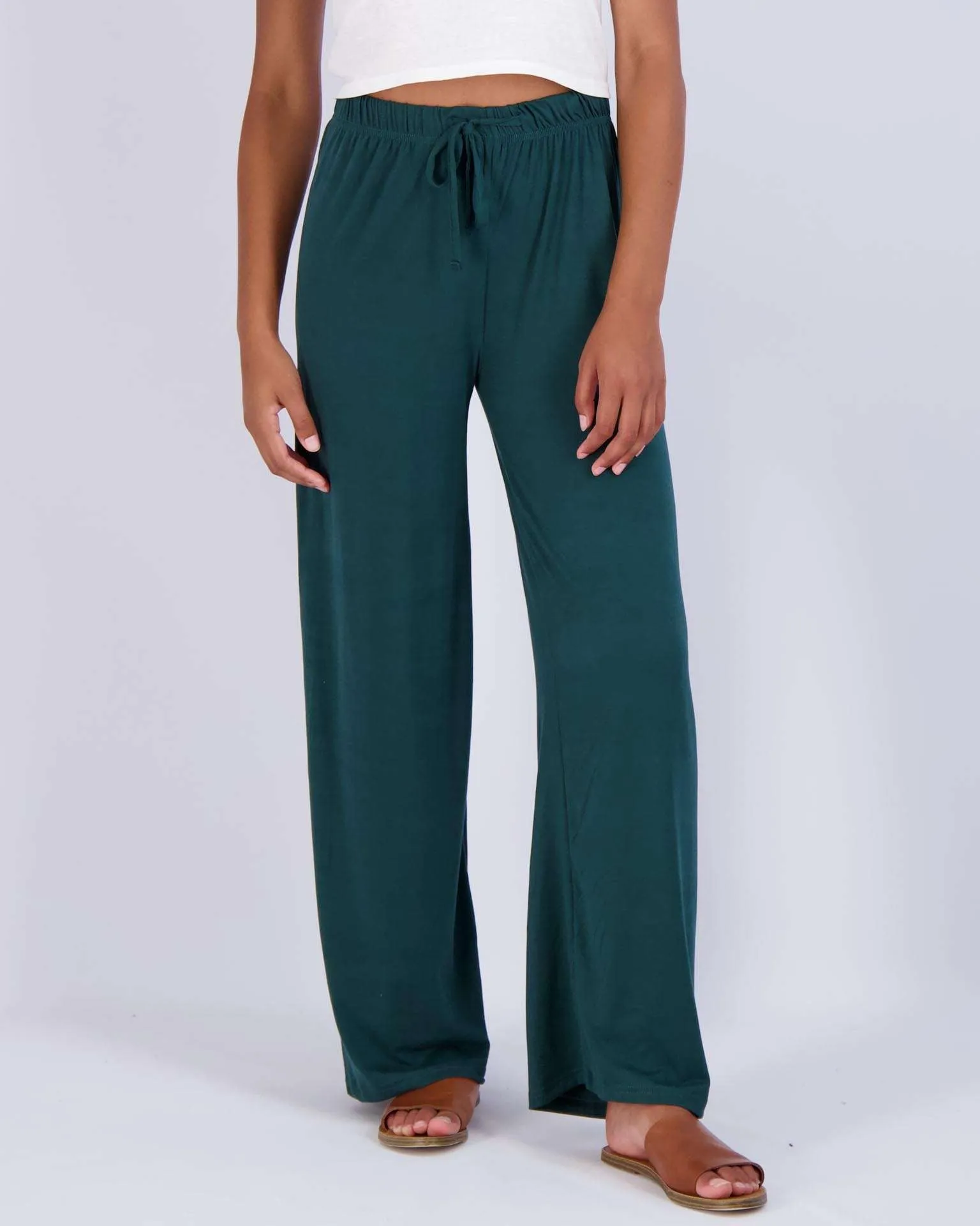 3 Pack: Womens Wide Leg Palazzo Lounge Pajama Pants