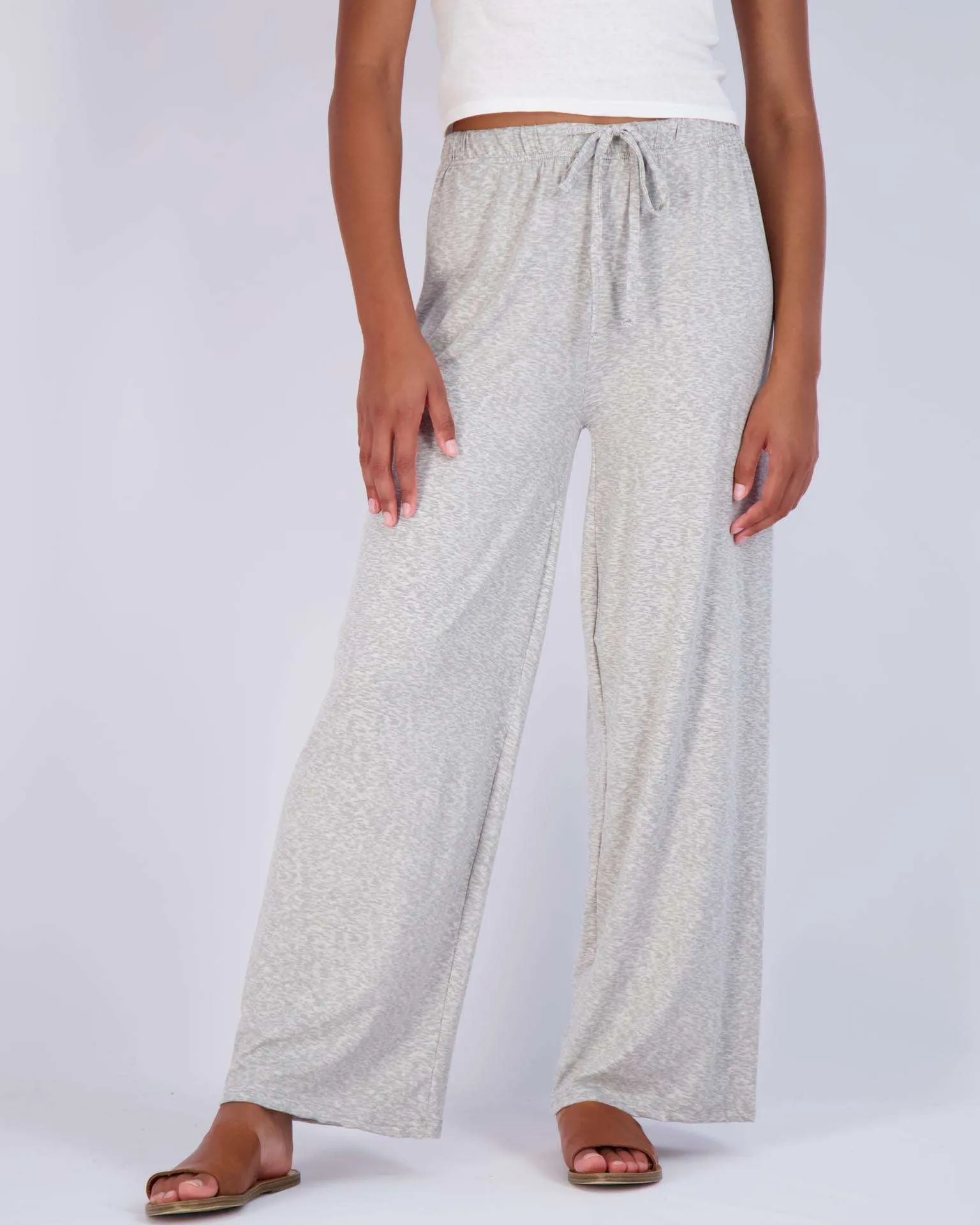 3 Pack: Womens Wide Leg Palazzo Lounge Pajama Pants