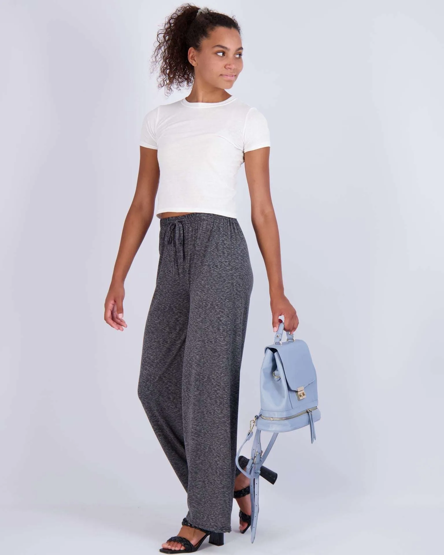 3 Pack: Womens Wide Leg Palazzo Lounge Pajama Pants