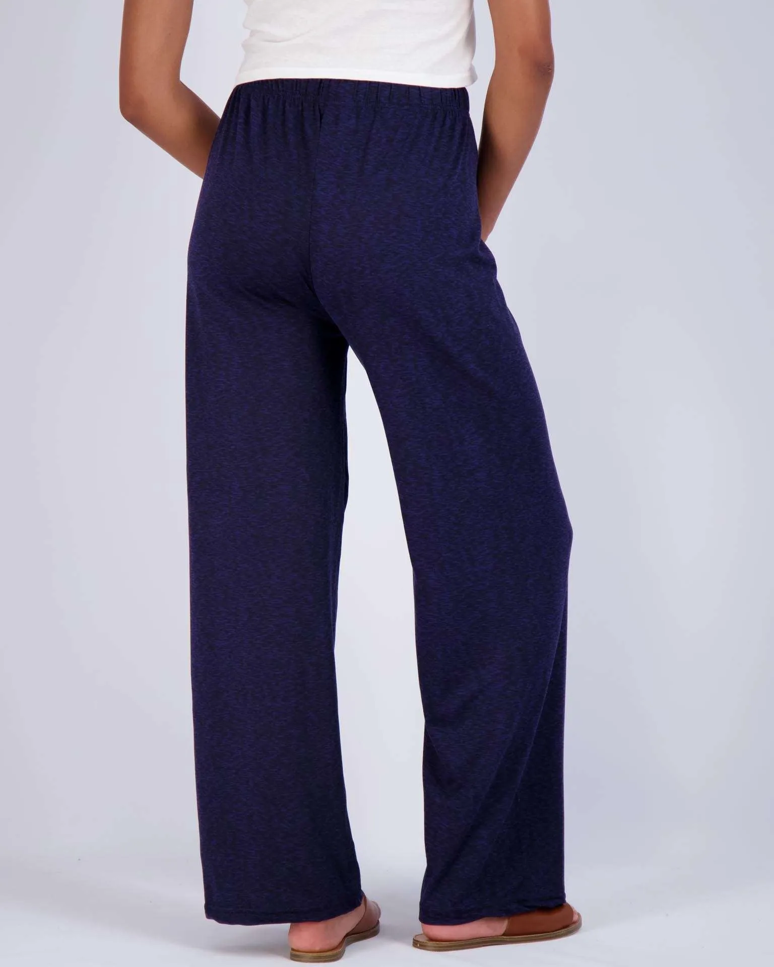 3 Pack: Womens Wide Leg Palazzo Lounge Pajama Pants