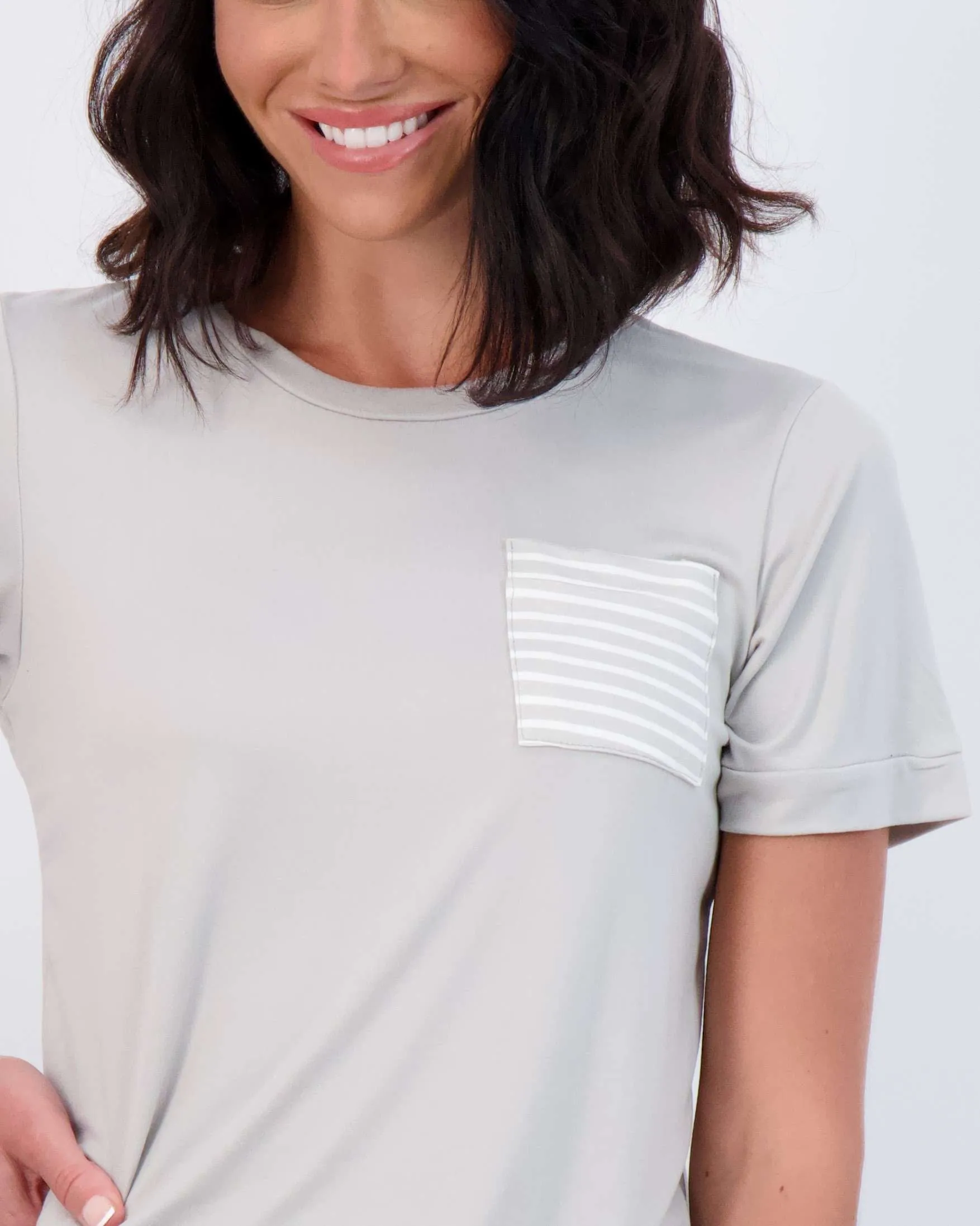 4 Piece: Womens Short Sleeve with Shorts Pajama Set