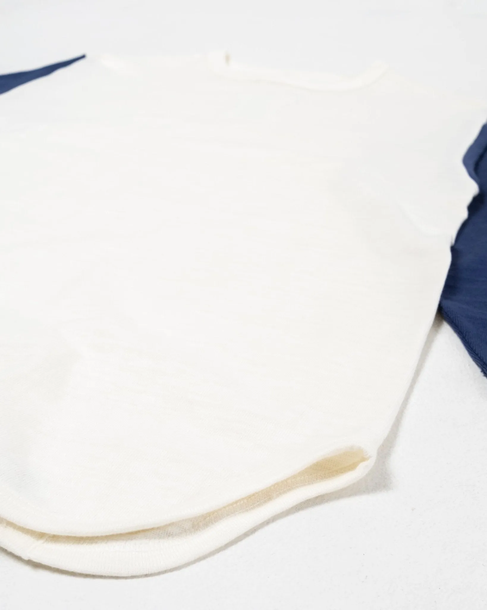 4800 Baseball Tee Cream x Navy