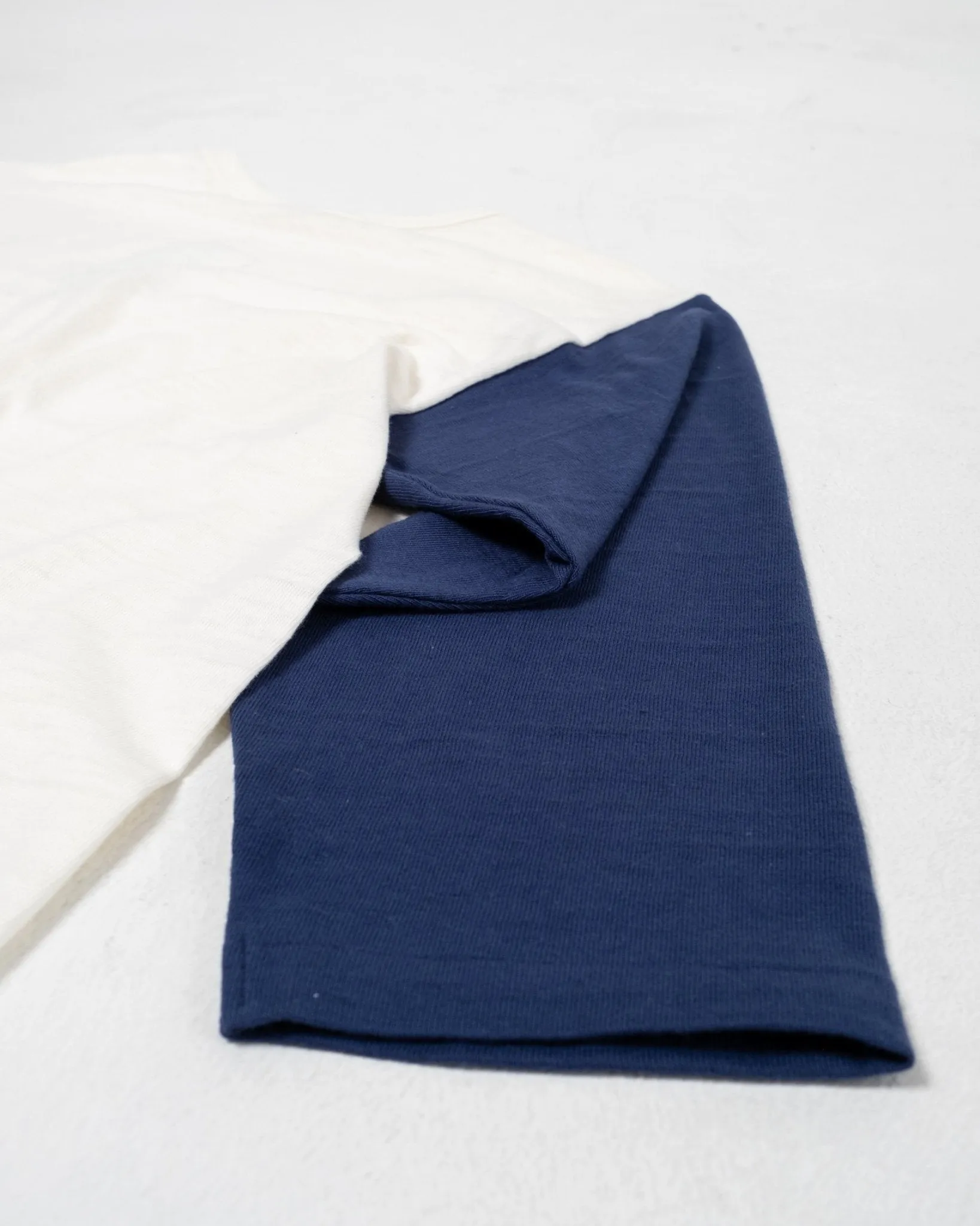 4800 Baseball Tee Cream x Navy