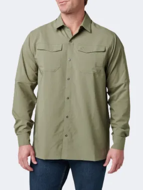 5-11 Brand Freedom Flex Men Tactical Shirt Tank Green