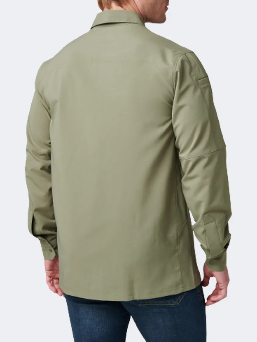 5-11 Brand Freedom Flex Men Tactical Shirt Tank Green