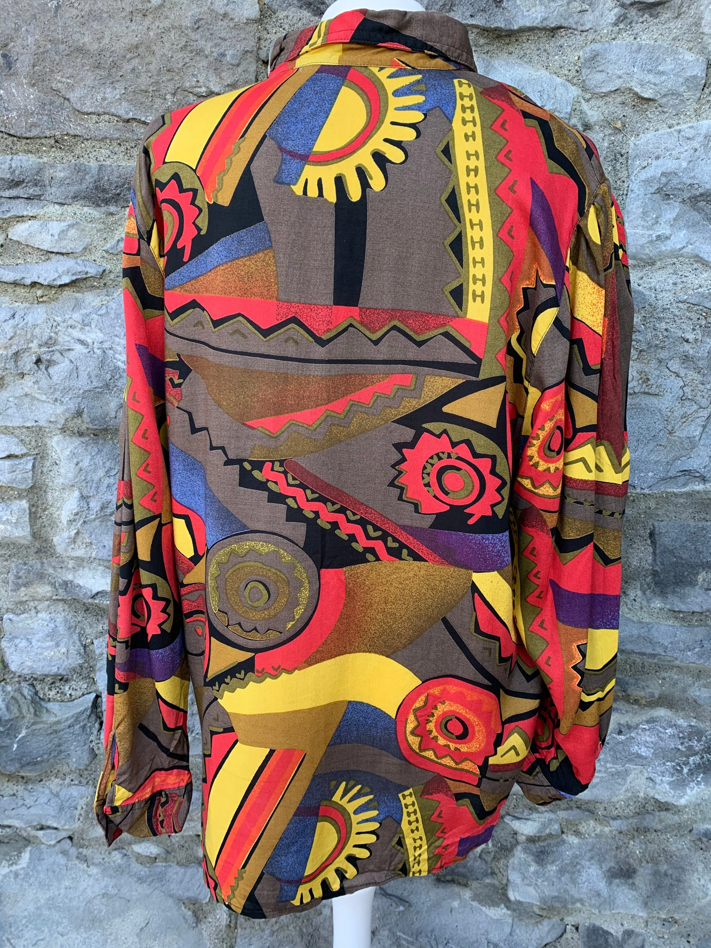 80s abstract shirt   Medium