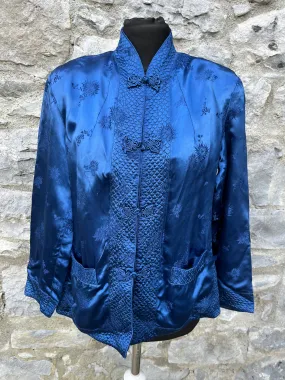 80s blue orient jacket uk 10