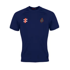 ABERDARE C.C. Junior's Navy Matrix V2 S/S Tee Shirt