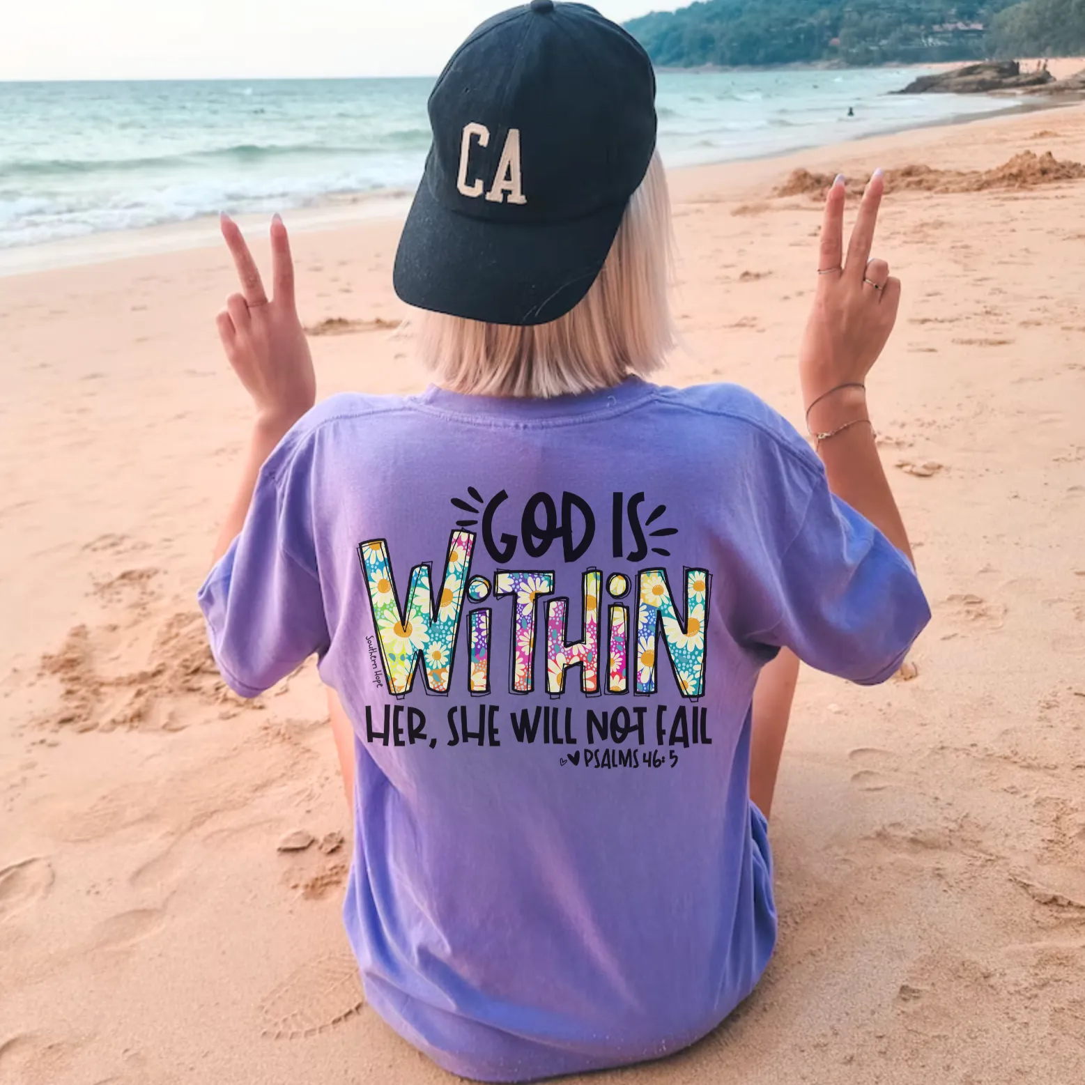 (Adult) God Is Within Her Short Sleeve Adult Tee