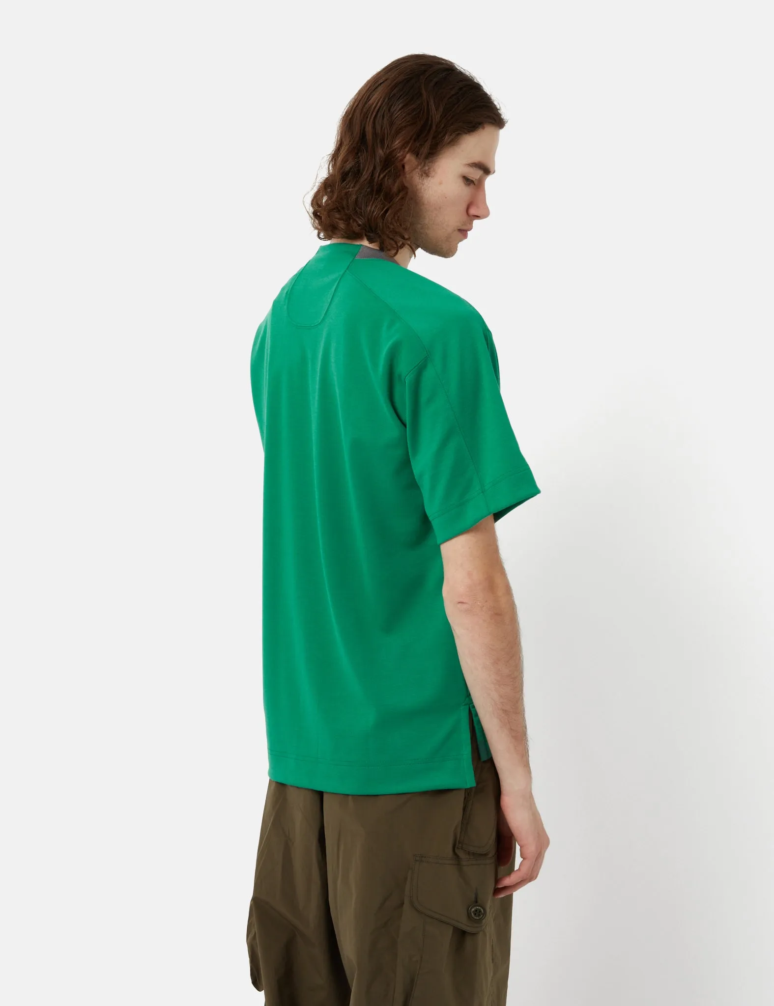 And Wander UV Cut Dry T-Shirt - Green