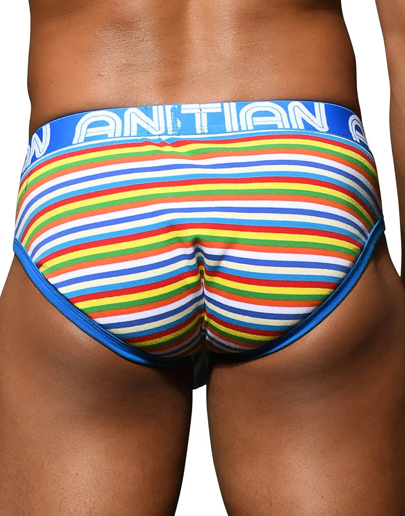 Andrew Christian Bright Stripe Brief w/ Almost Naked 92601