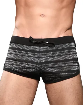 Andrew Christian Glitter Stripe Shorts 6620