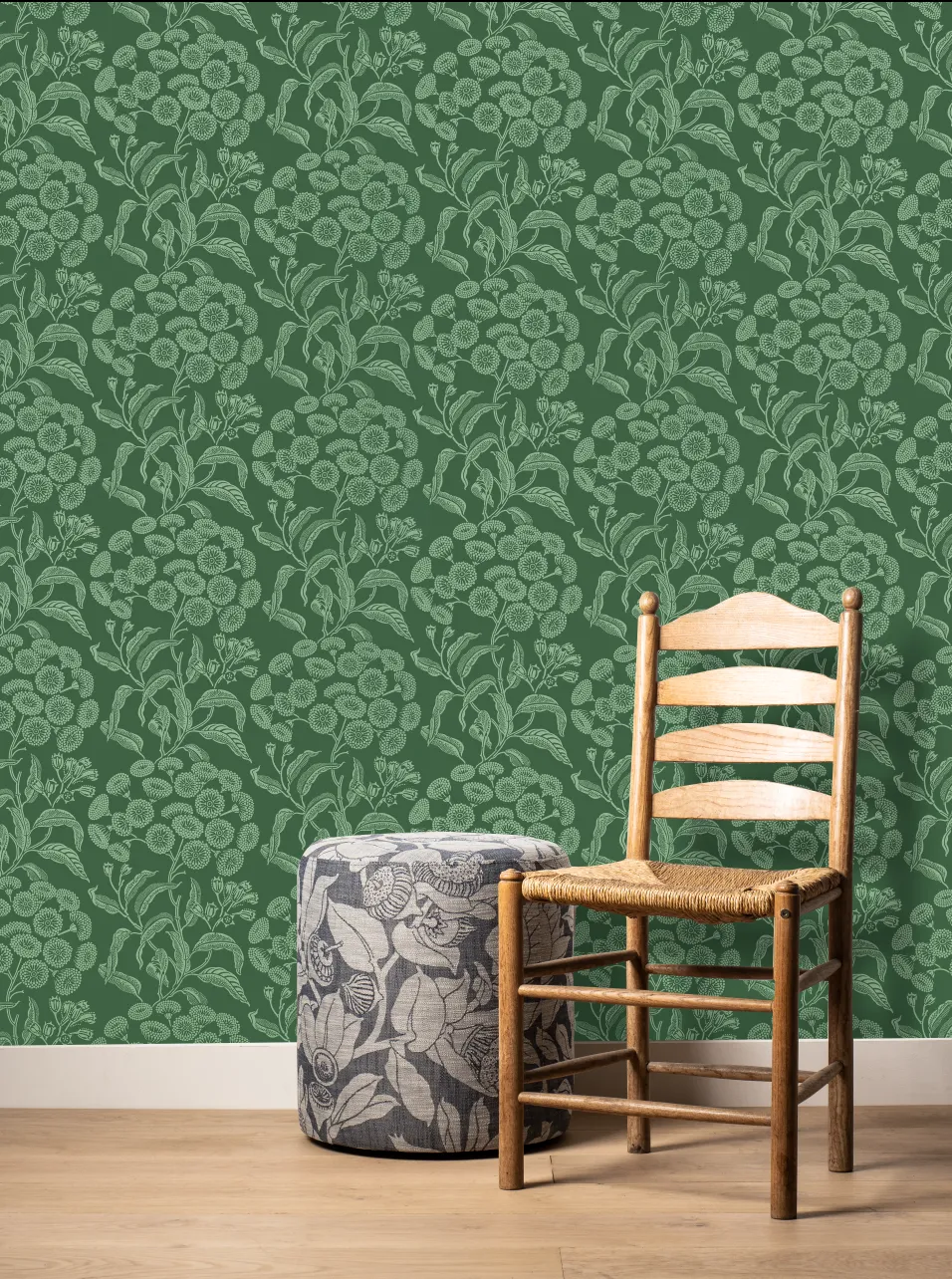 Angophora Green/Green Wallpaper