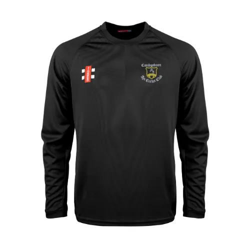Ayr CC Adult's Black Matrix V2 L/S Tee Shirt-Senior