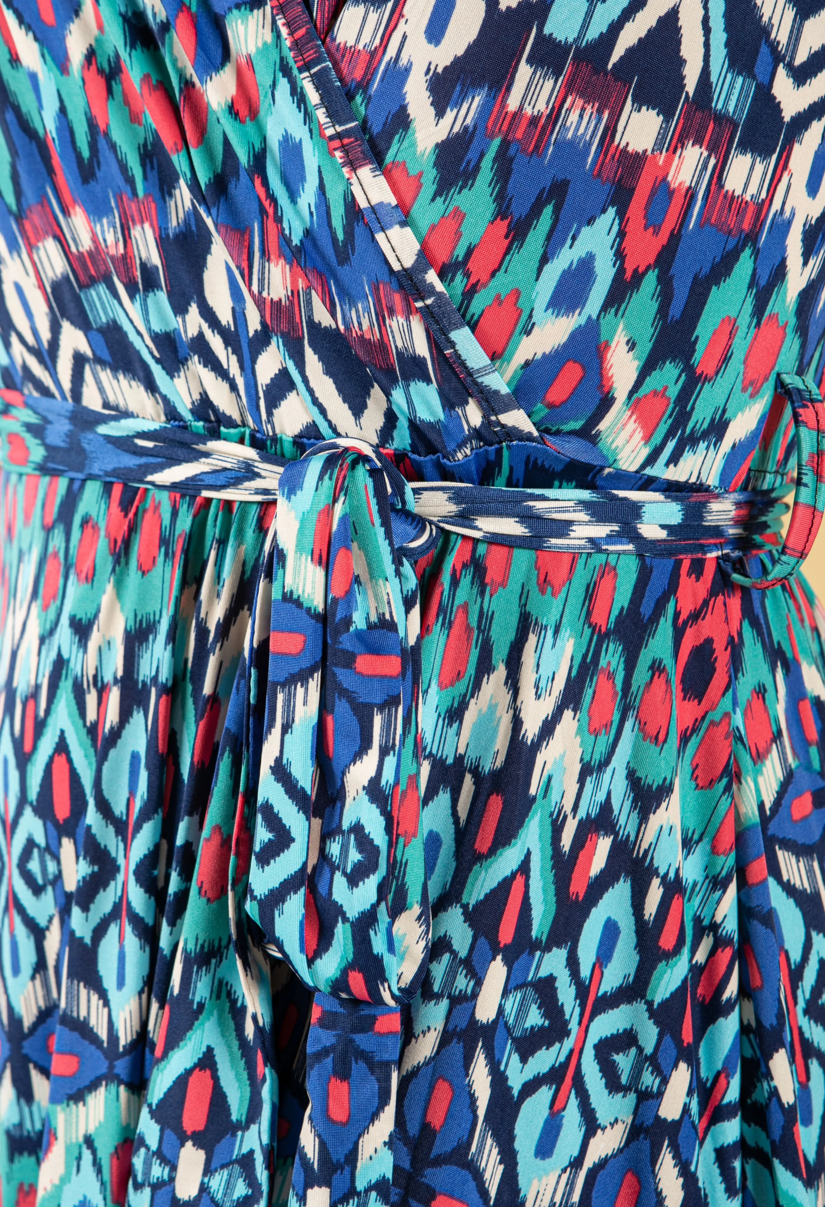 AZTEC PRINT MAXI DRESS