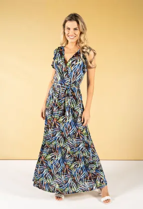 AZTEC PRINT MAXI DRESS