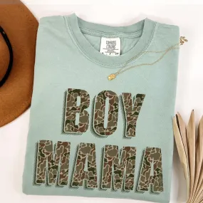 (Bay) SBC Camo Boy Mama Short Sleeve Adult Tee