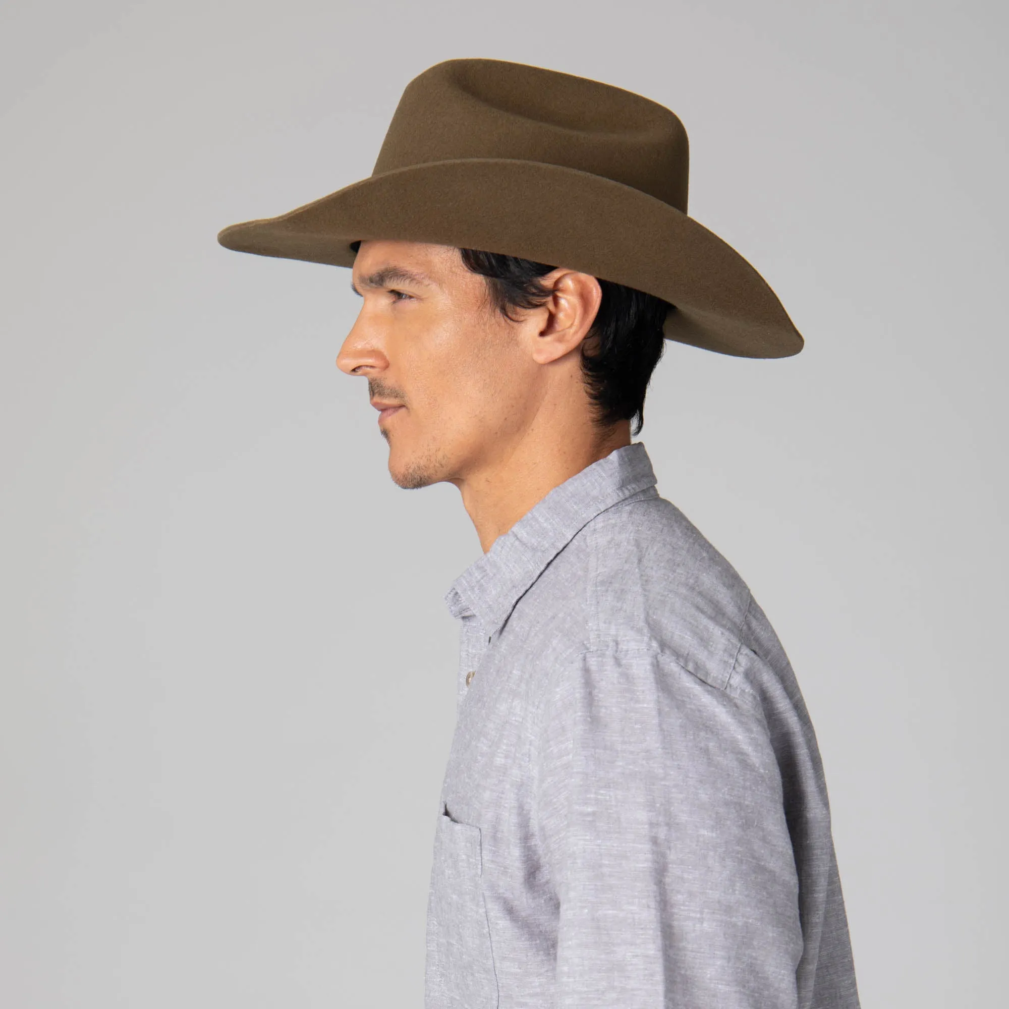 Black Label Wool Felt Cattleman's Crease Cowboy