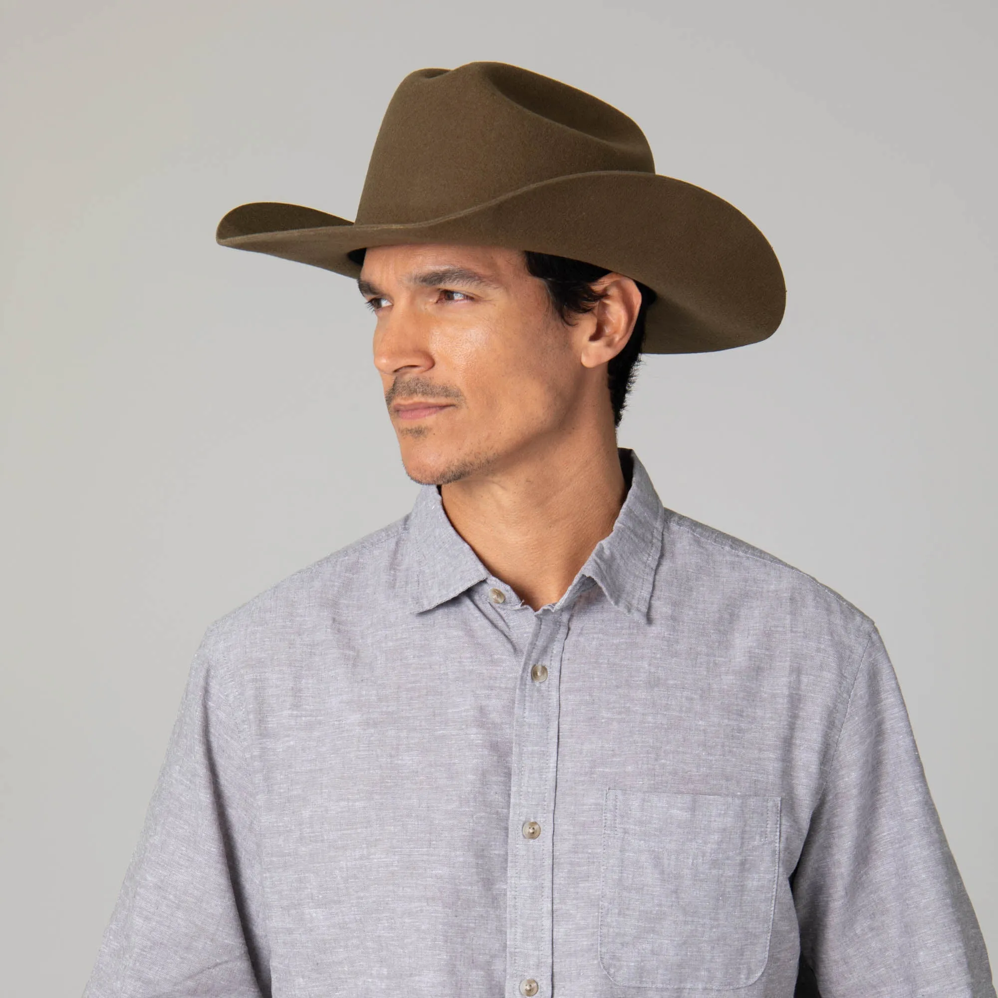 Black Label Wool Felt Cattleman's Crease Cowboy