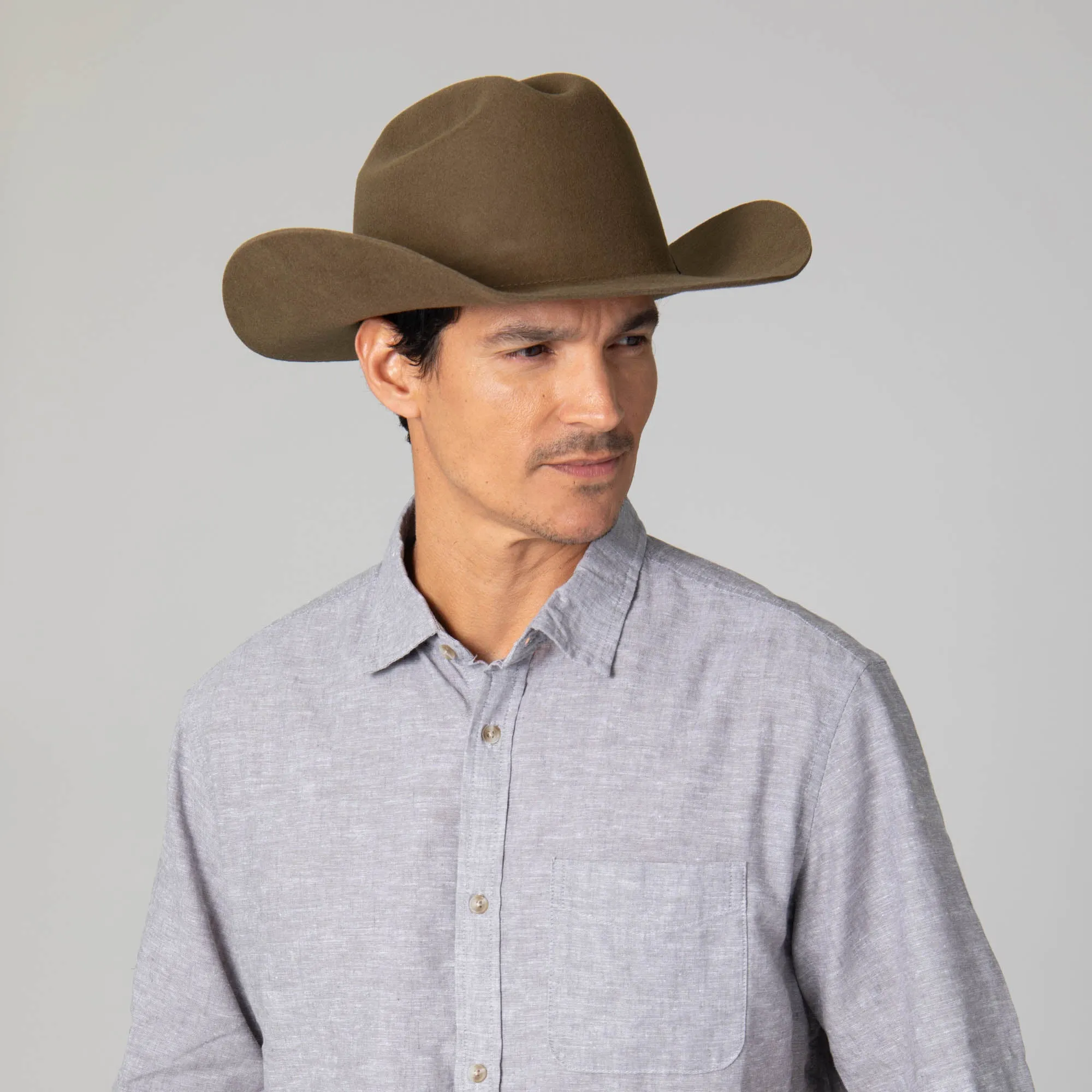 Black Label Wool Felt Cattleman's Crease Cowboy