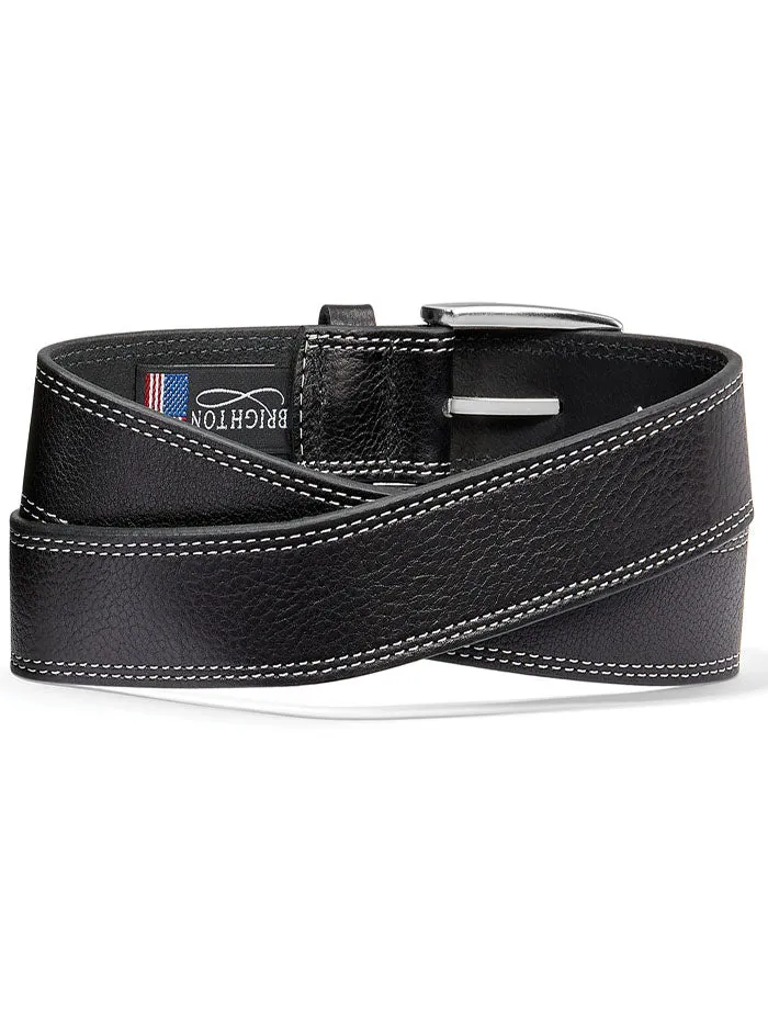 Brighton M21833 M21834 Mens San Remo Leather Belt Black And Brown