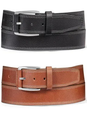 Brighton M21833 M21834 Mens San Remo Leather Belt Black And Brown