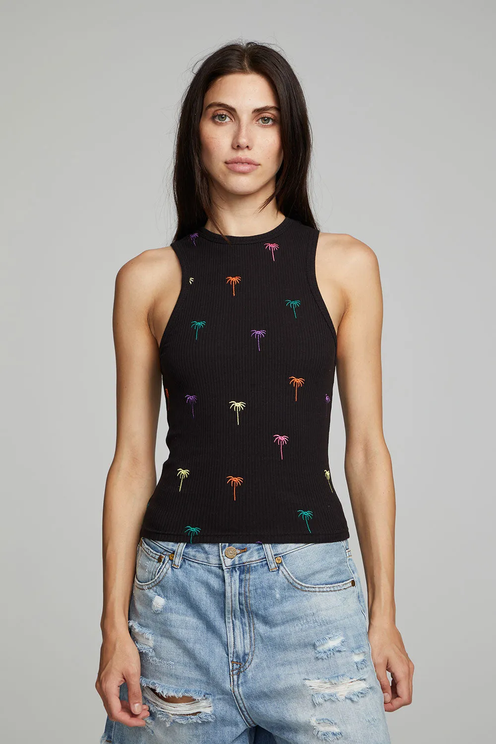 Carnaby Tank Top Palm Print