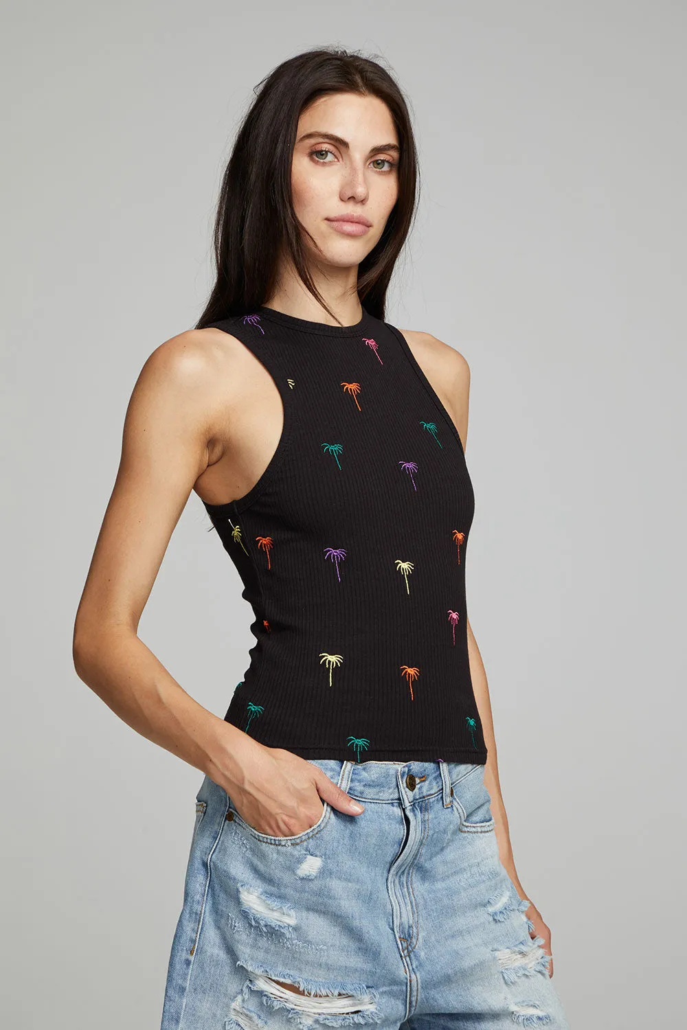 Carnaby Tank Top Palm Print