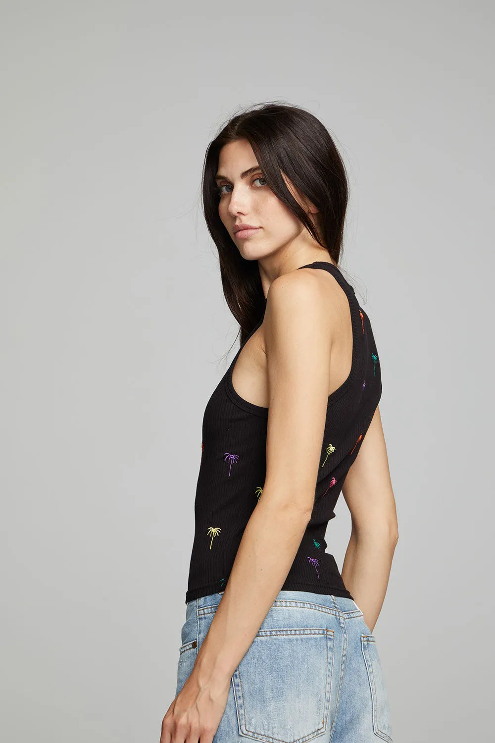 Carnaby Tank Top Palm Print