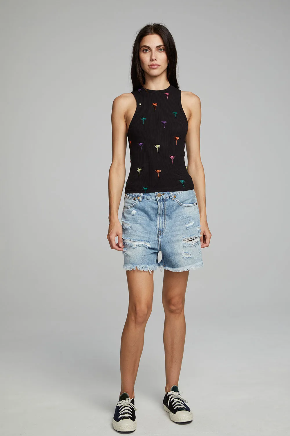Carnaby Tank Top Palm Print