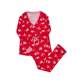 Coastal Living Lounge Set (Women's) - Greenbrier Geese with Hamptons Hot Pink