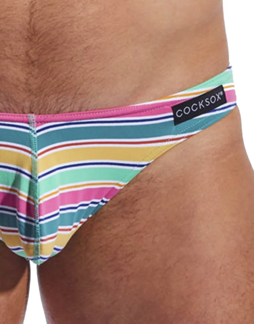 Cocksox Cape Canaveral Stripe Brief CX01