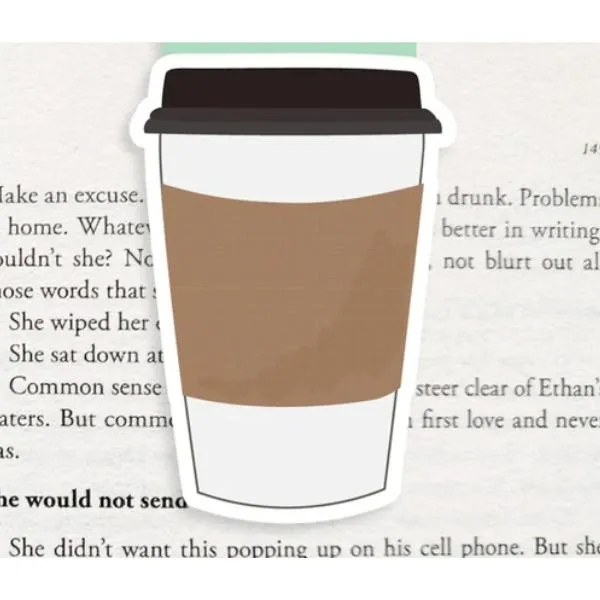 Coffee - Jumbo Magnetic Bookmark