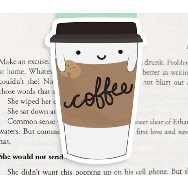 Coffee - Jumbo Magnetic Bookmark