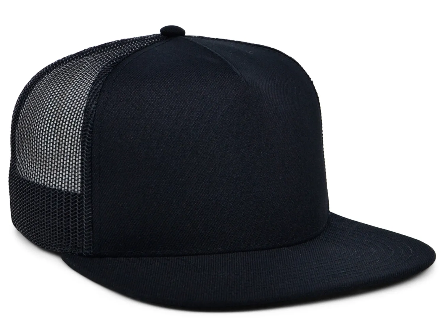 Crowns by Lids Essential 5-Panel Trucker - Black