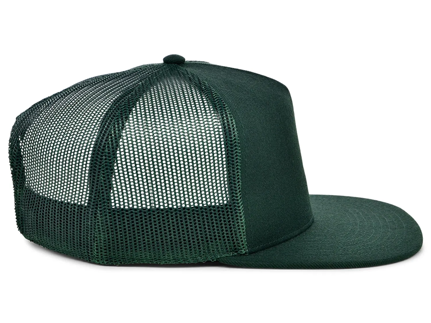 Crowns by Lids Essential 5-Panel Trucker - Dark Green