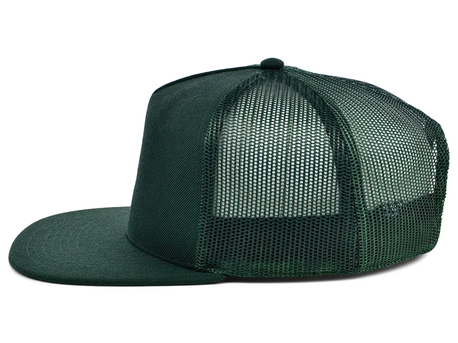 Crowns by Lids Essential 5-Panel Trucker - Dark Green